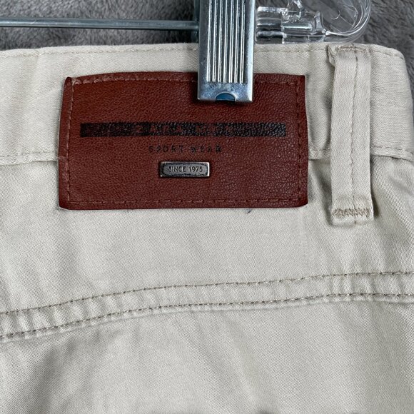 Zara Man beige basic collection sportswear chinos men’s 36 straight fit y2k - Picture 3 of 9